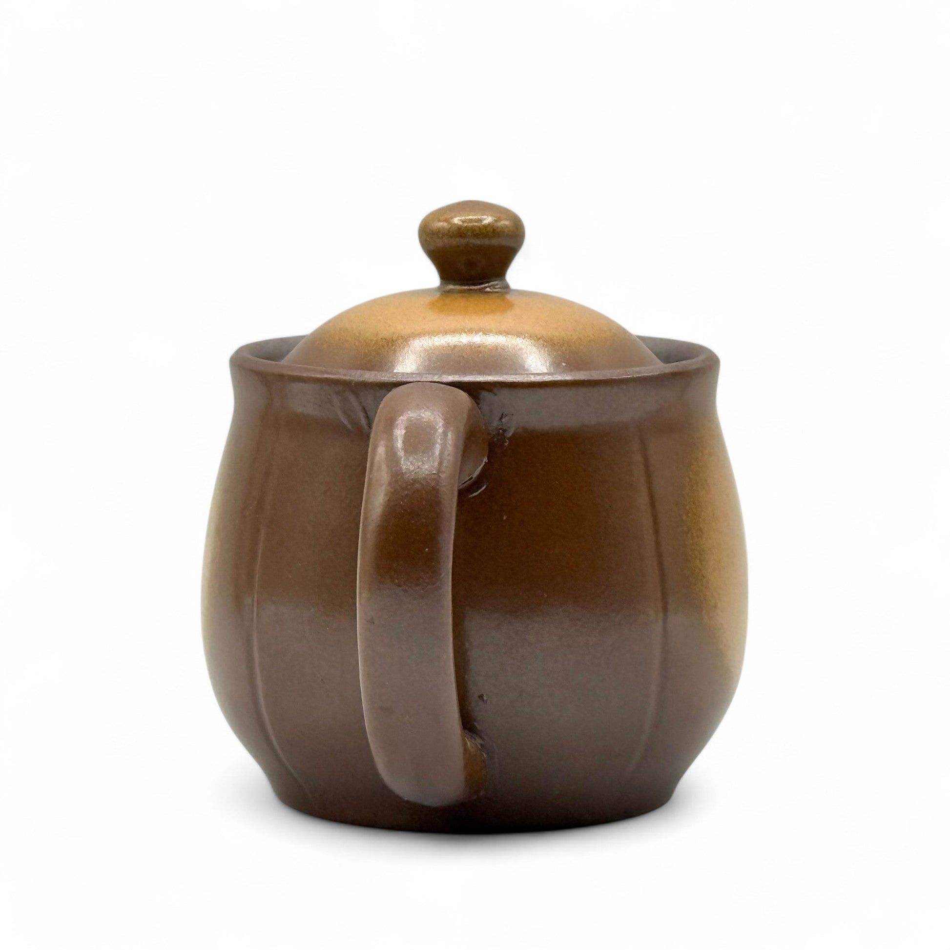 Inoue Tea Mirai Brown Banko-yaki Kyusu - Japanese Teapot