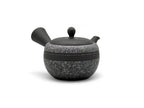 Inoue Tea Komaru Gray Tokoname-yaki Kyusu by Haku yō - Japanese mini teapot with a traditional design.