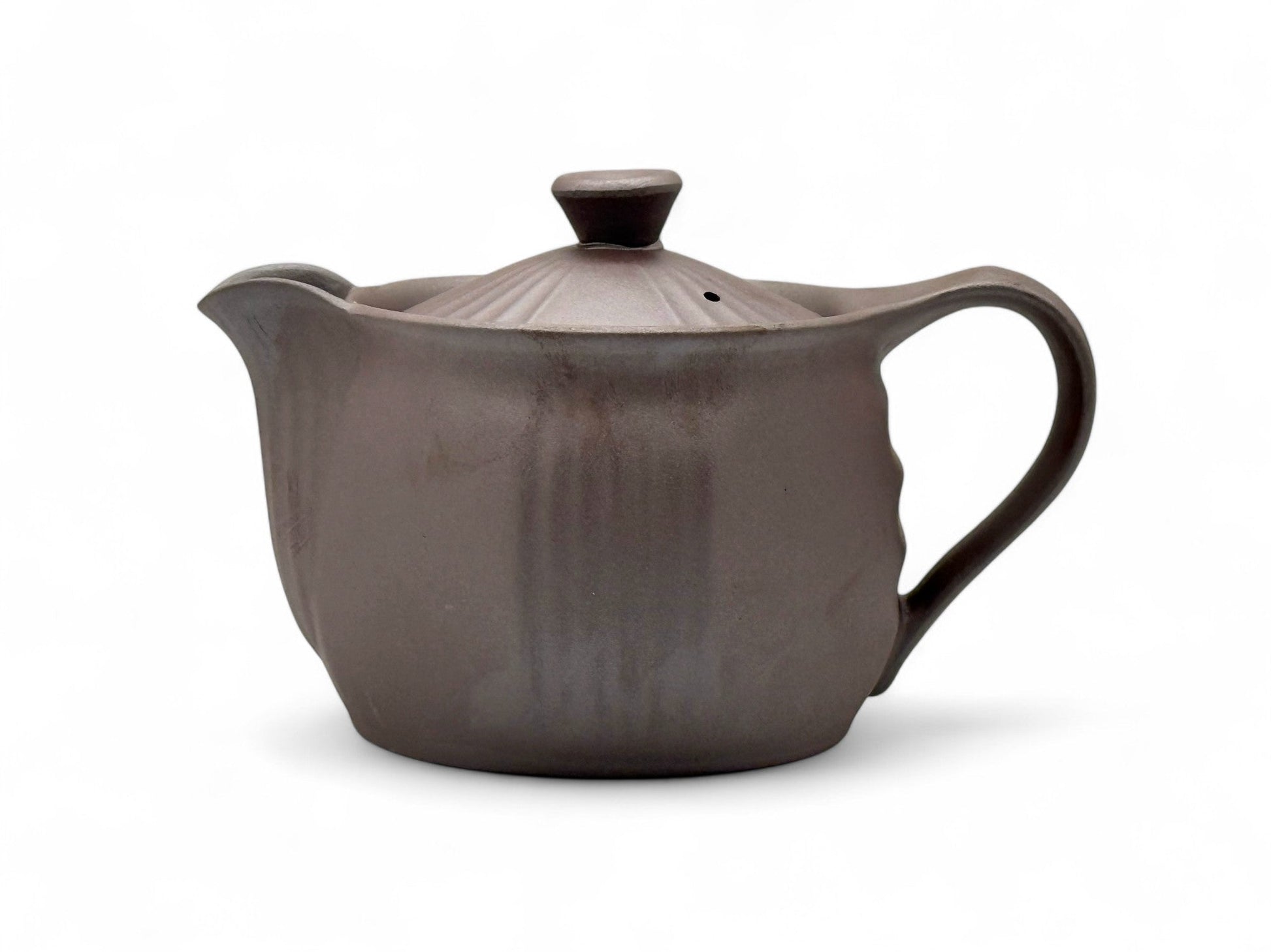 Inoue Tea Ichiro Brown Banko-yaki Kyusu - Japanese Teapot