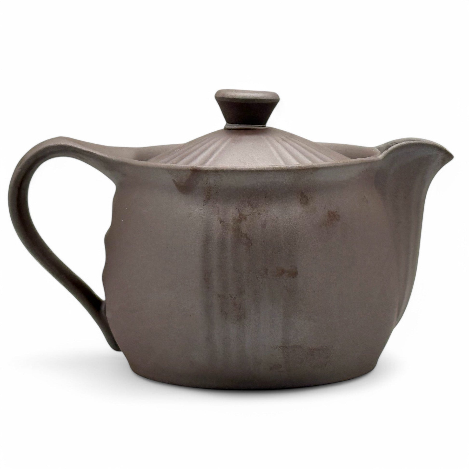 Inoue Tea Ichiro Brown Banko-yaki Kyusu - Japanese Teapot