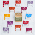 Piper and Leaf Caffeine Free Tasting Flight - Box of 12 Tea Bags displayed in a box with tea bags arranged inside.