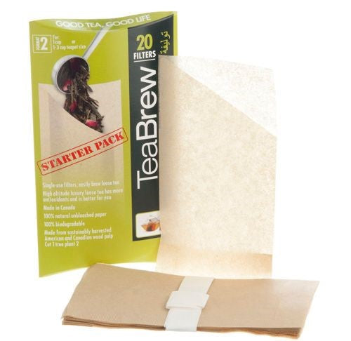 Zum Zum TeaBrew Biodegradable Compostable Disposable Tea Bags (20 Count)