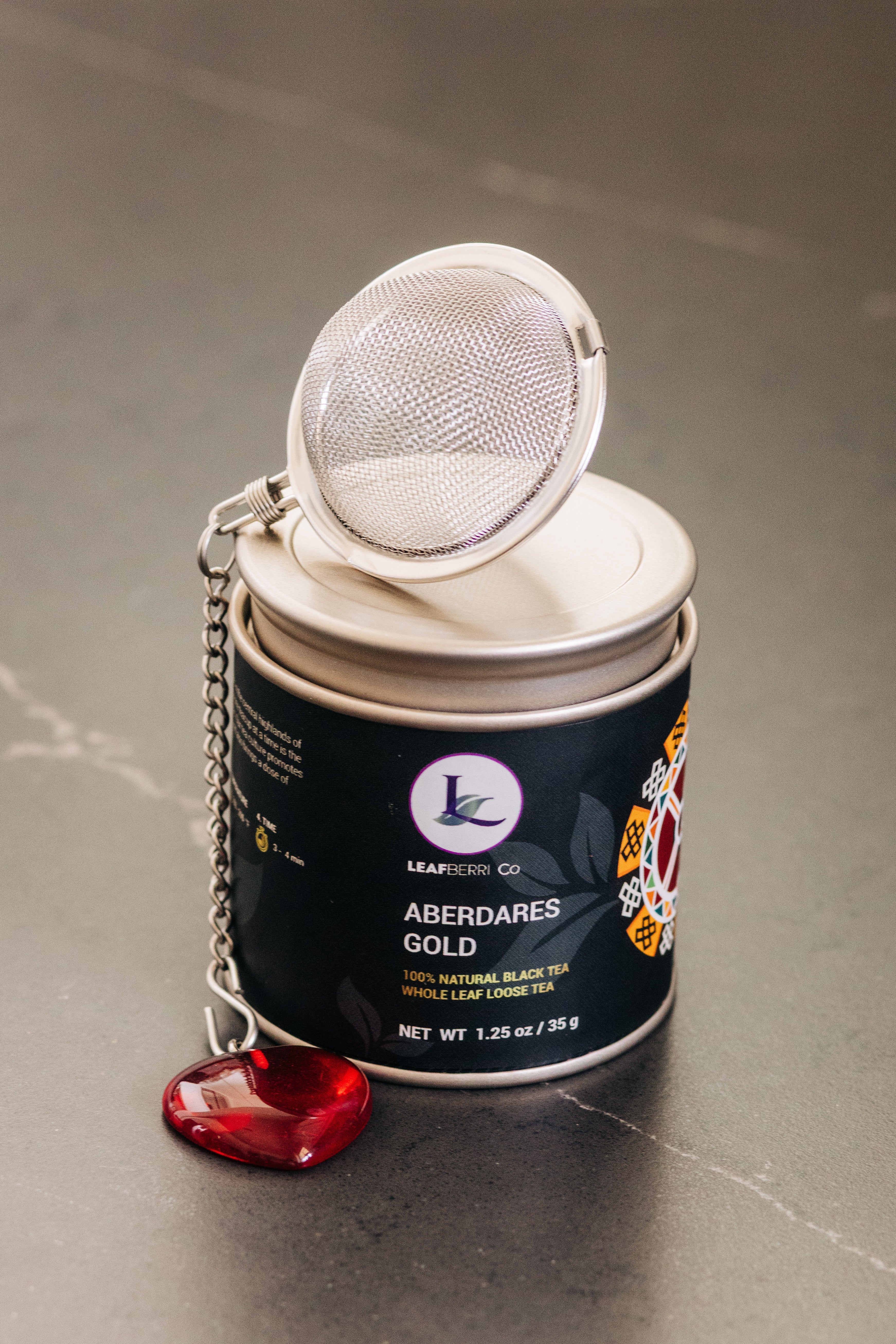 leafberri Love Heart Tea Infuser Ball