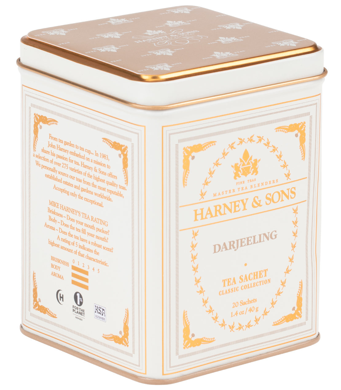 Harney & Sons Darjeeling, Classic Tin of 20 Sachets