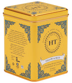 Harney & Sons Yellow & Blue, HT Tin of 20 Sachets featuring chamomile, lavender, and cornflowers for a calming herbal tea.