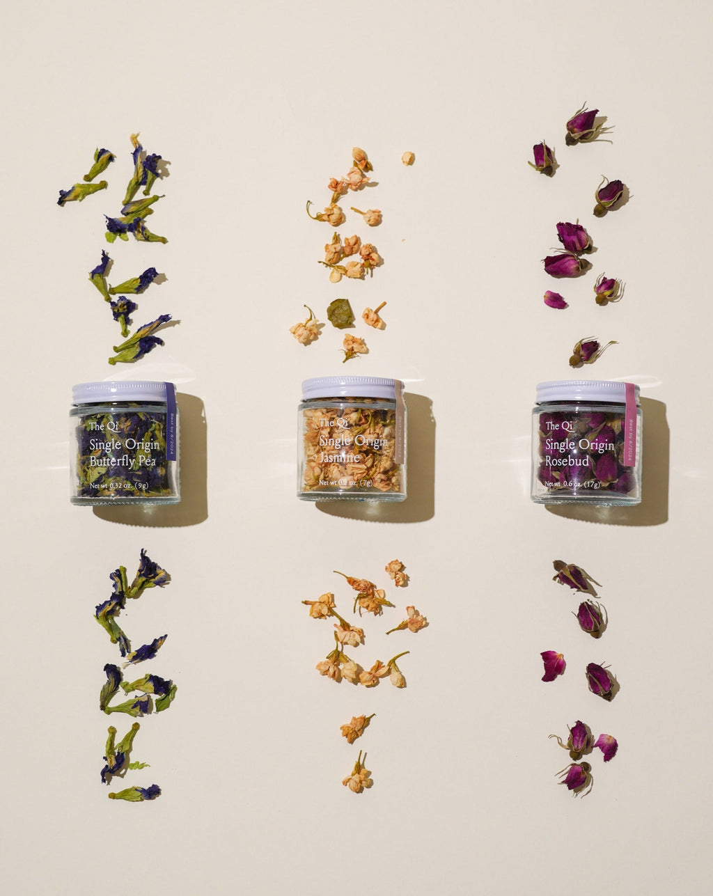 The Qi Trio Petite Flower Teas Set