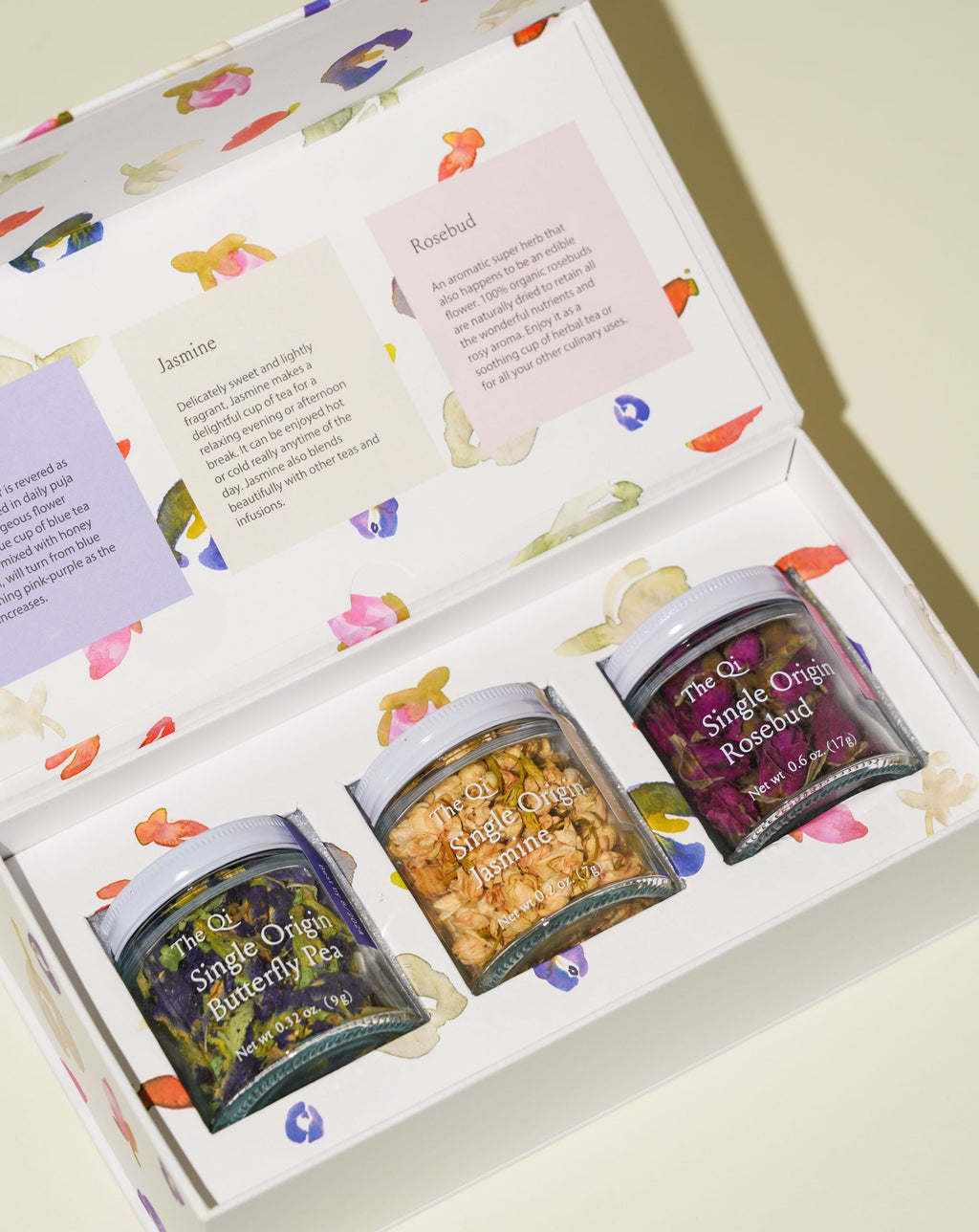The Qi Trio Petite Flower Teas Set