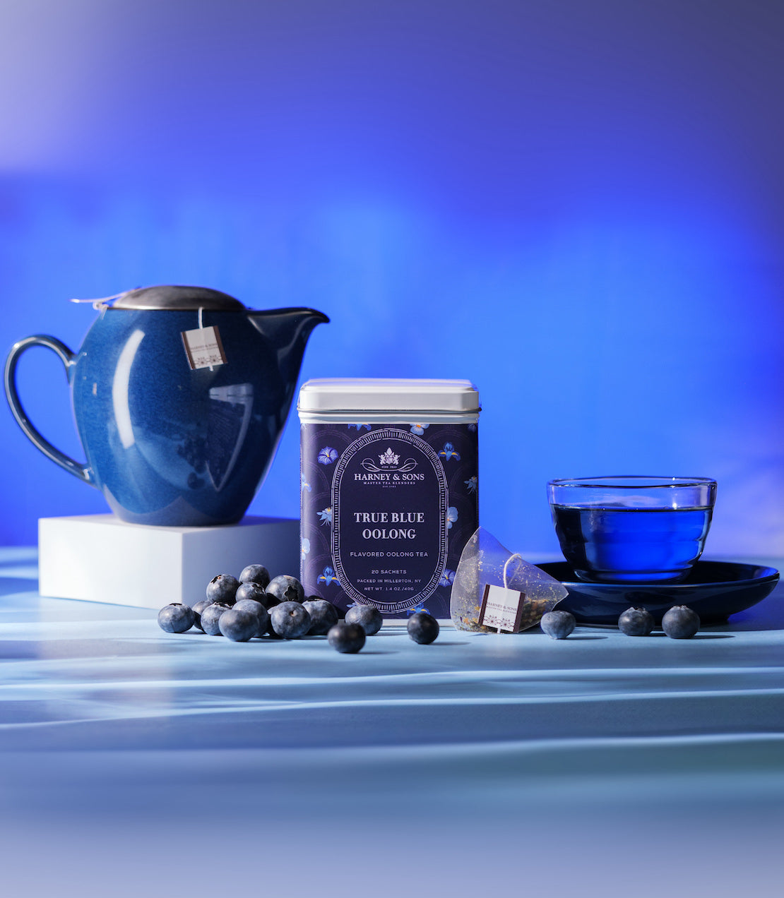 Harney & Sons True Blue Oolong, Tin of 20 Sachets