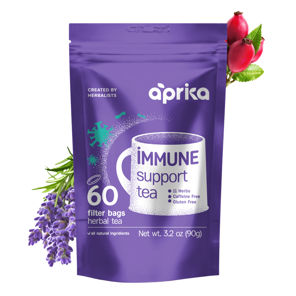 Aprika Life Immune System Support Herbal Tea, 60 Bags