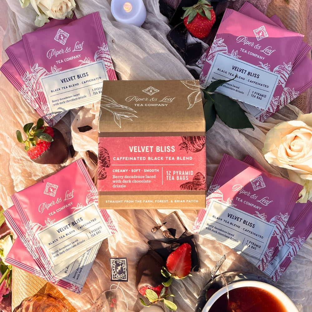 Piper and Leaf Velvet Bliss Box of 12 Tea Bags