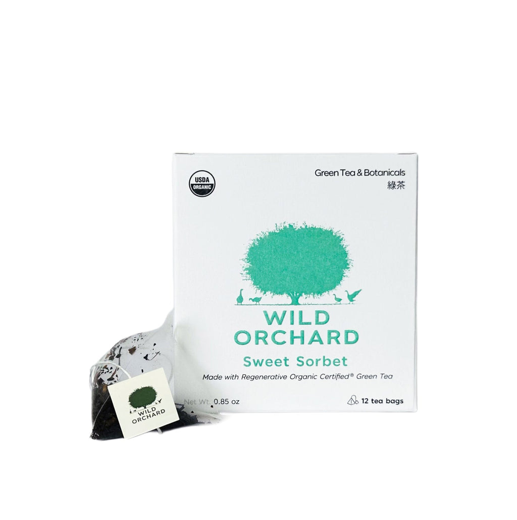 Wild Orchard Sweet Sorbet – Organic Green Tea Bag