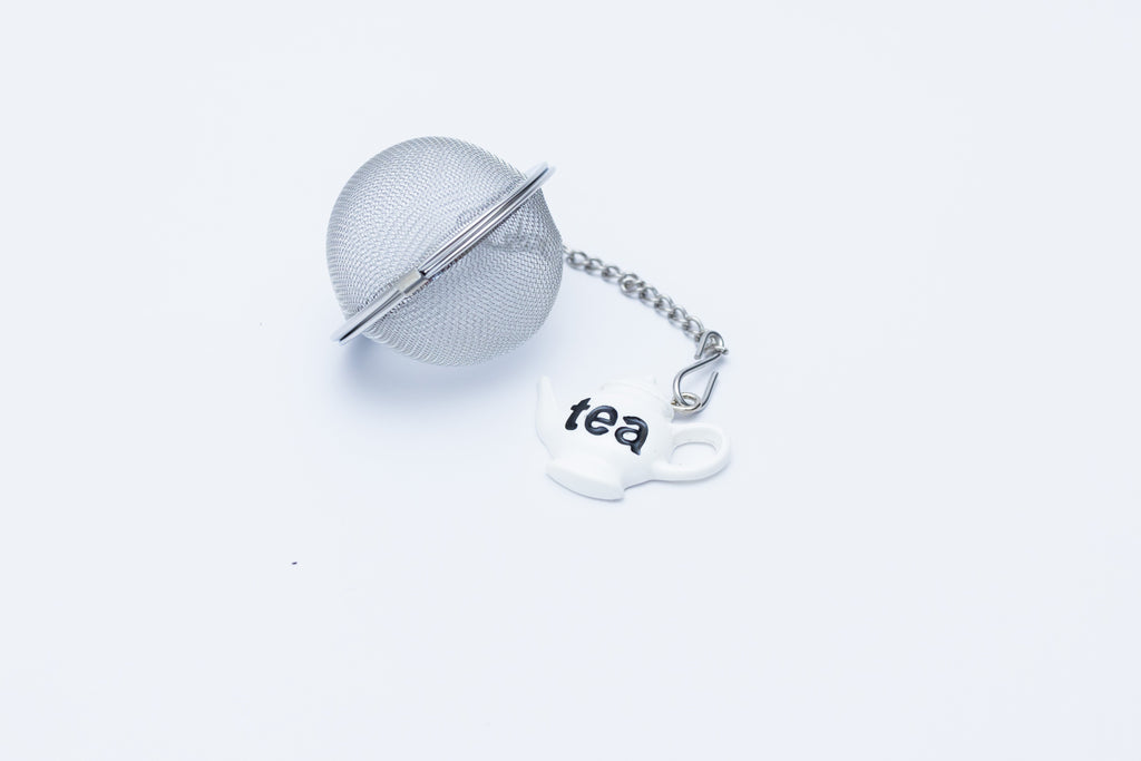 leafberri White Teapot Infuser Ball
