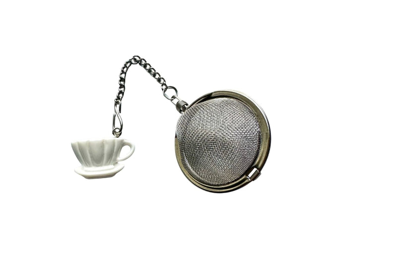 leafberri White Cup Tea Infuser Ball