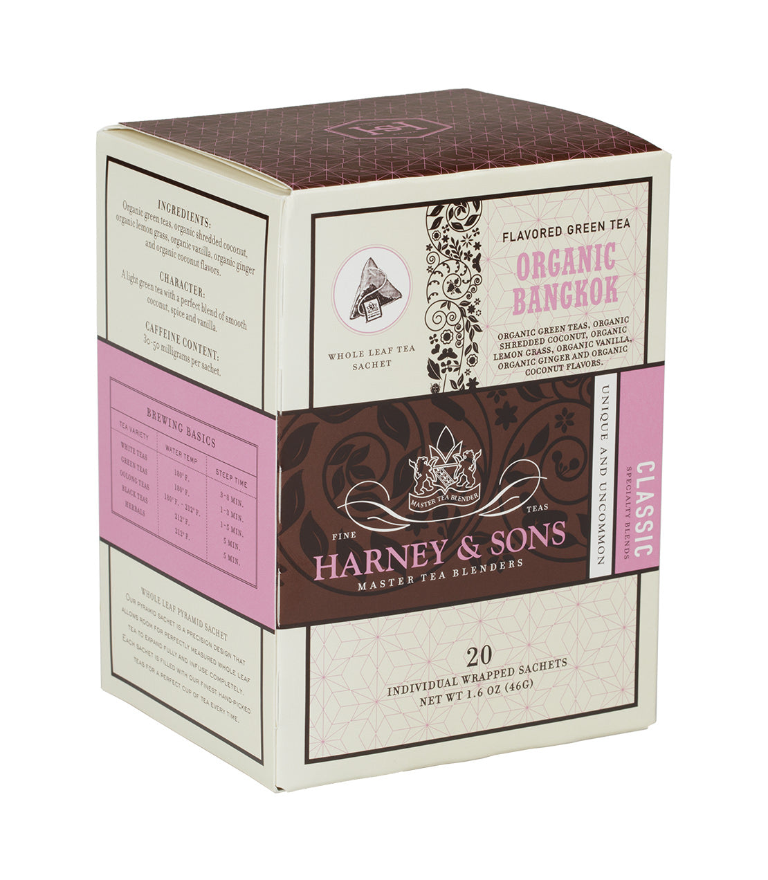 Harney & Sons Organic Bangkok (Green Tea with Coconut, Ginger and Vanilla)