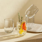 Powered by People Pebbled Medium Glasses - Set of 4