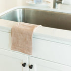 Creative Women Stone Washed Linen Tea Towel - Blush