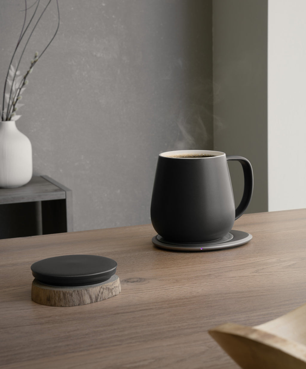 OHOM Ui+ Self-heating Mug Set - Inkstone Black (SD)