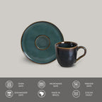 Porto Brasil Cup & Saucer Set of 6