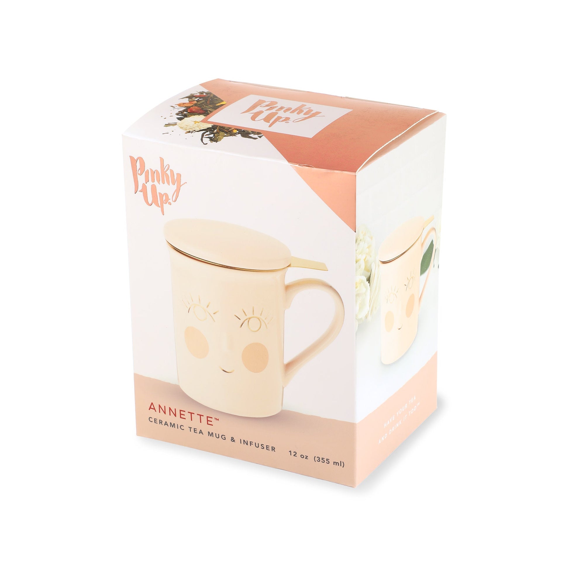 Pinky Up Annette: Hello Beautiful Ceramic Tea Mug & Infuser