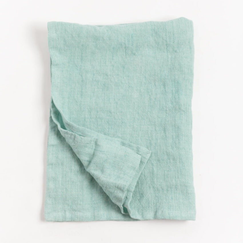 Creative Women Stone Washed Linen Tea Towel - Ocean Spray
