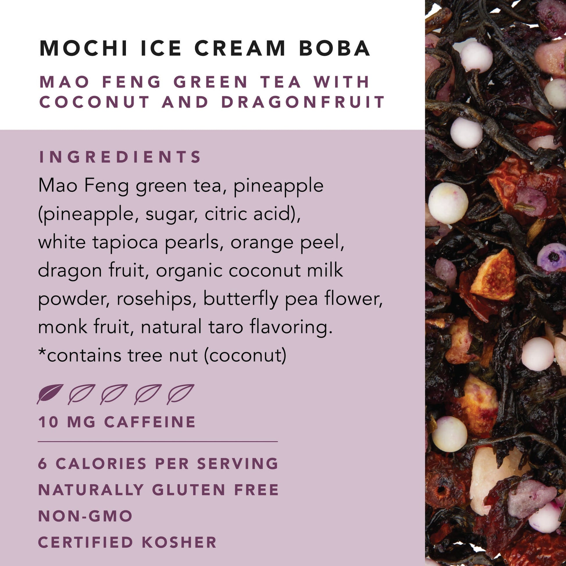 Pinky Up Mochi Ice Cream Boba Tea Sachets