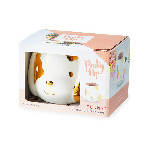 Pinky Up Penny: Ceramic Puppy Mug