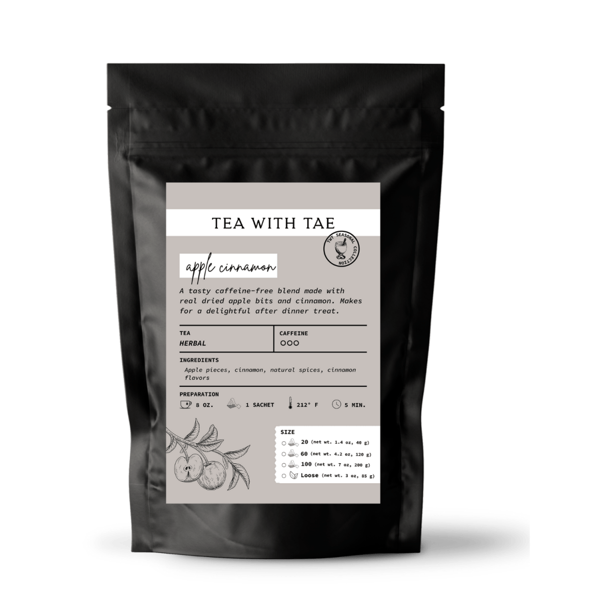 Tea with Tae Apple Cinnamon Pouch
