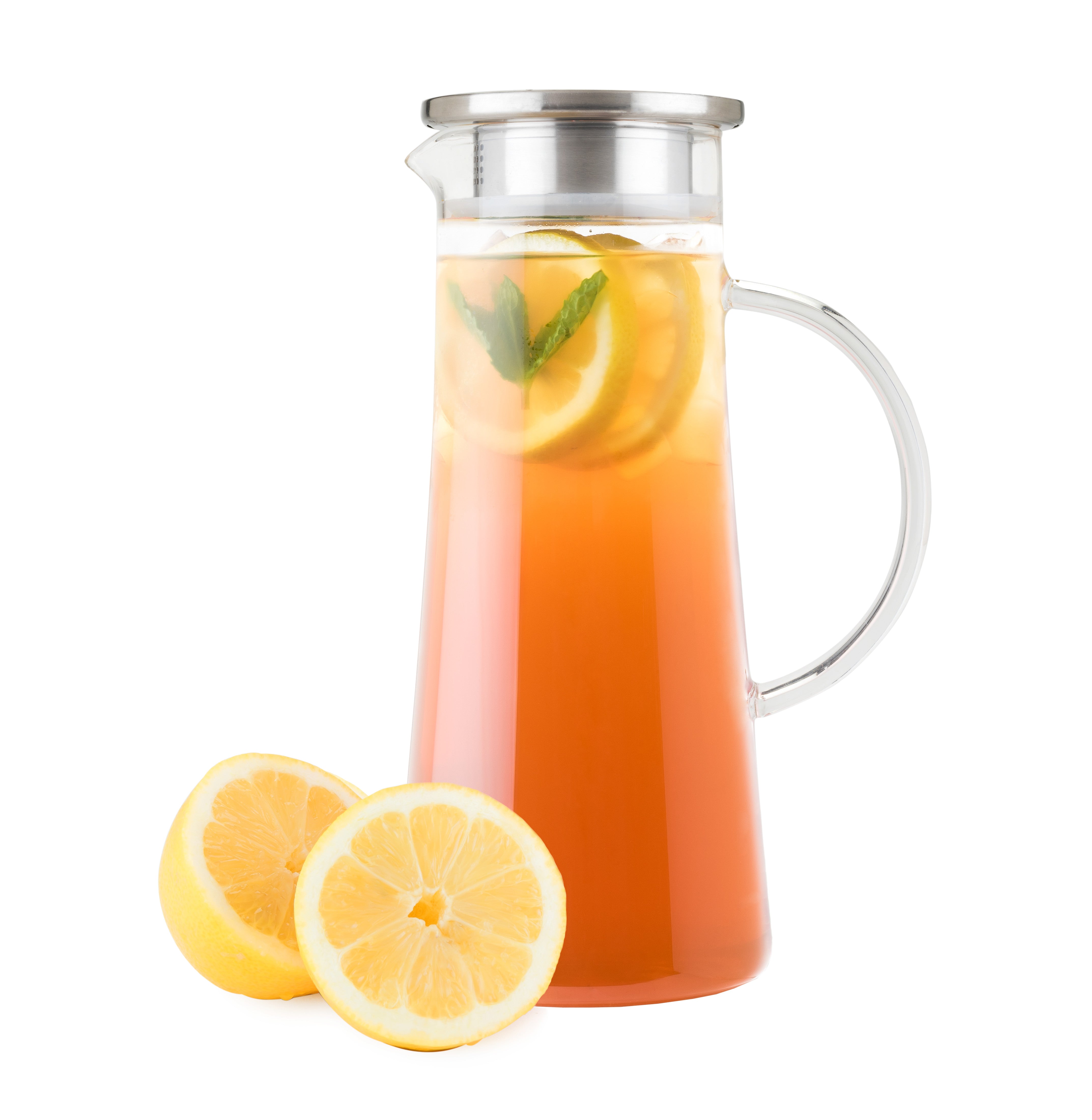 Charlie Iridesent Glass Iced Tea Carafe - Thumbnail 5