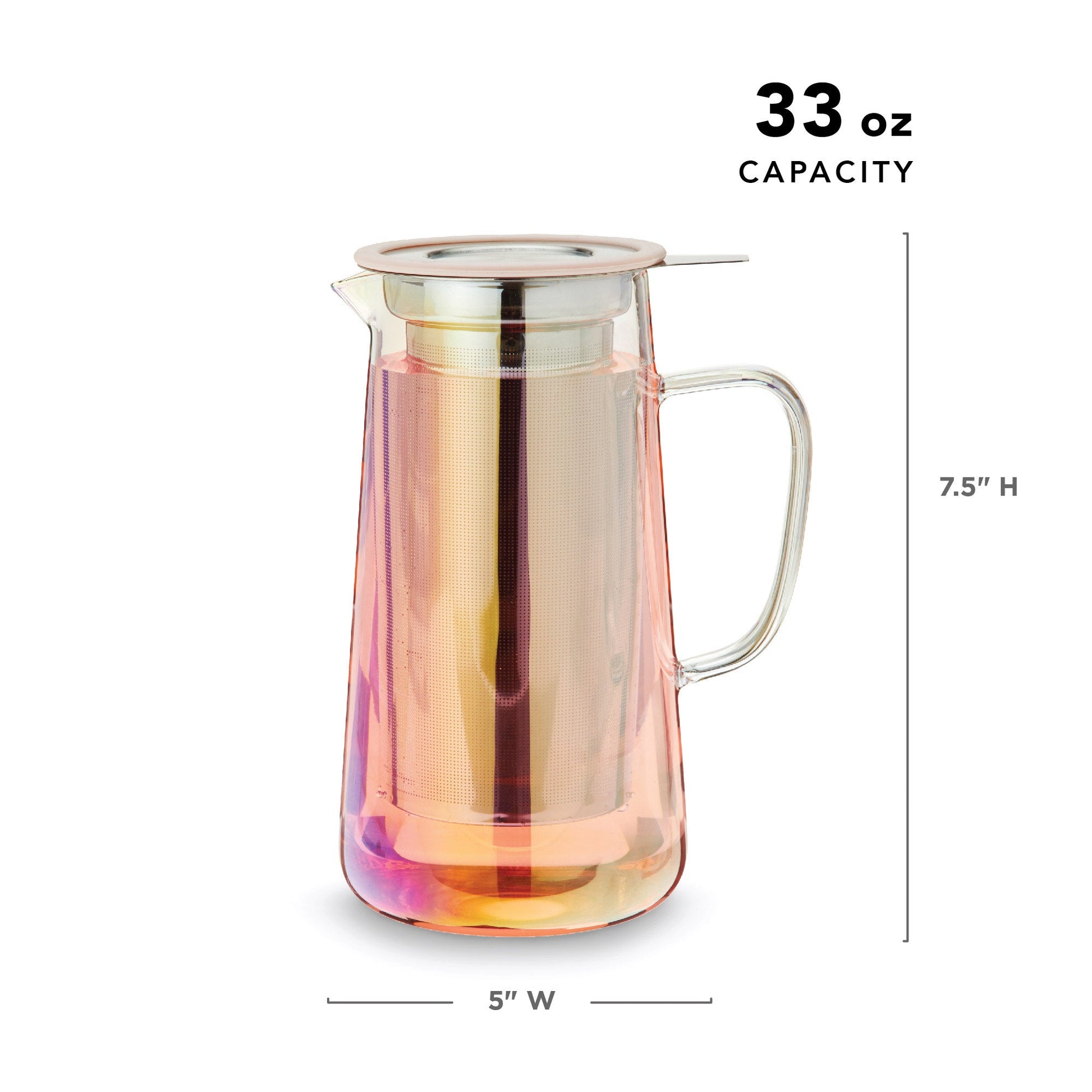 Pinky Up Annika Glass Teapot & Infuser