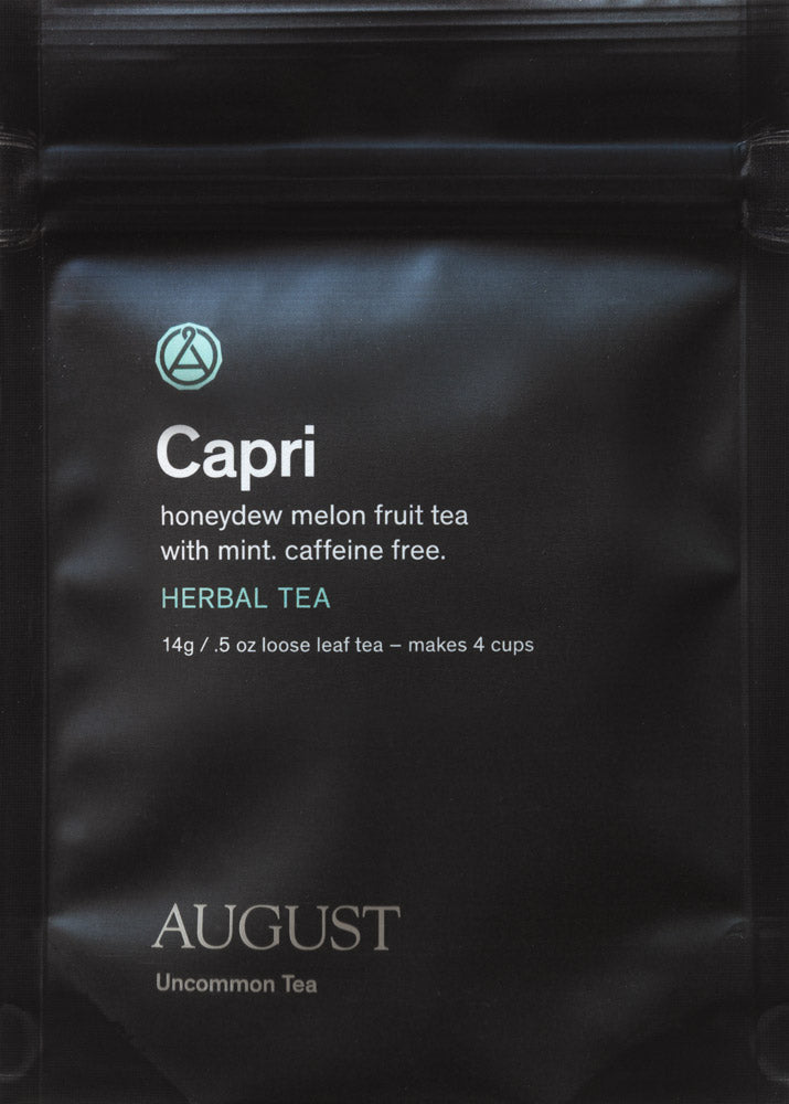 August Capri - Honeydew Melon Mint Tea (Caffeine Free)