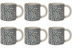 Set of 6 Droplet Element Mug