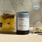 Tea with Tae Bedtime Bliss Mini Tea Tube (5 tea bags) by Tea with Tae, featuring a packaged tube of herbal tea bags.