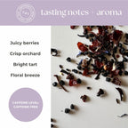 Tea with Tae Berry Blossom Mini Tea Tube (5 tea bags) Herbal Tea