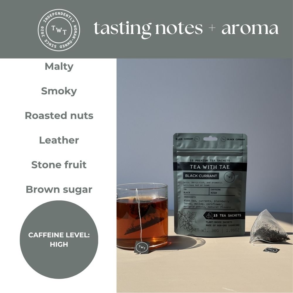 Tea with Tae Black Currant Hot Tea Pouch