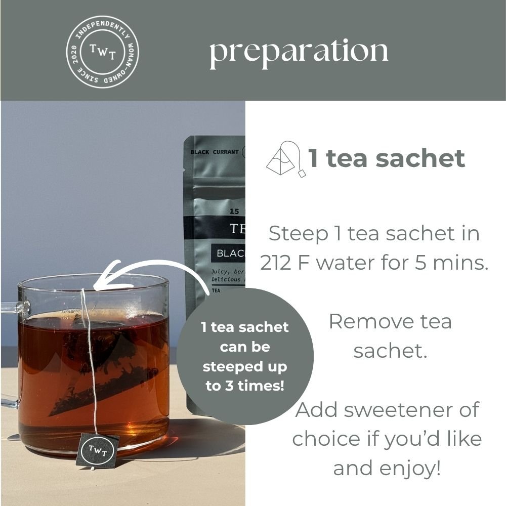Tea with Tae Black Currant Hot Tea Pouch