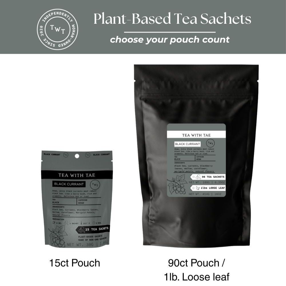 Tea with Tae Black Currant Hot Tea Pouch
