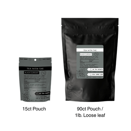 Tea with Tae Black Currant Hot Tea Pouch