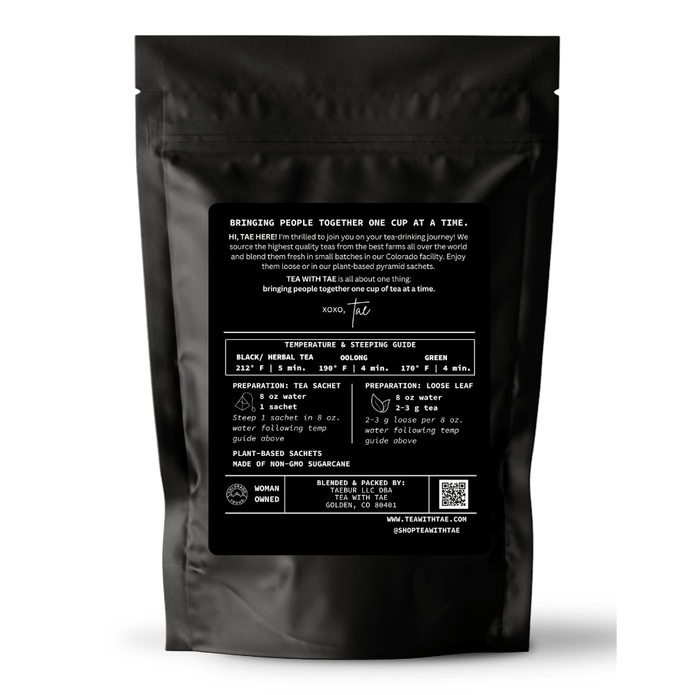 Tea with Tae Black Currant Hot Tea Pouch