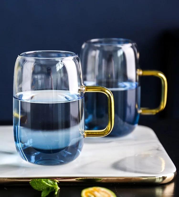 Tea + Linen Blue Ombre Pitcher and Cups