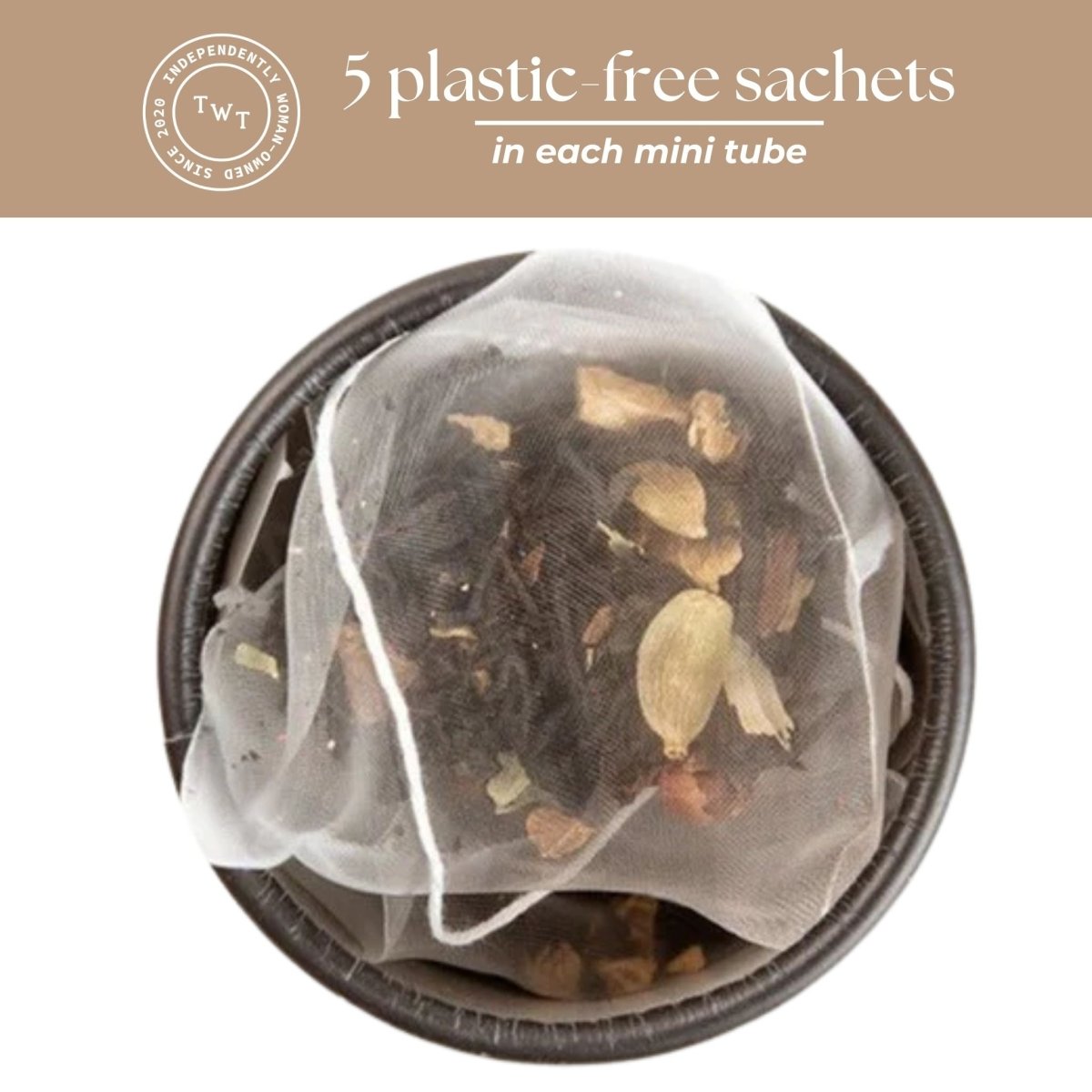 Tea with Tae Bombay Chai Mini Tea Tube (5 tea bags)