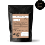 Tea with Tae Bombay Chai Pouch, a sealed pouch of Bombay Chai tea from Tea with Tae, shown in the product image.