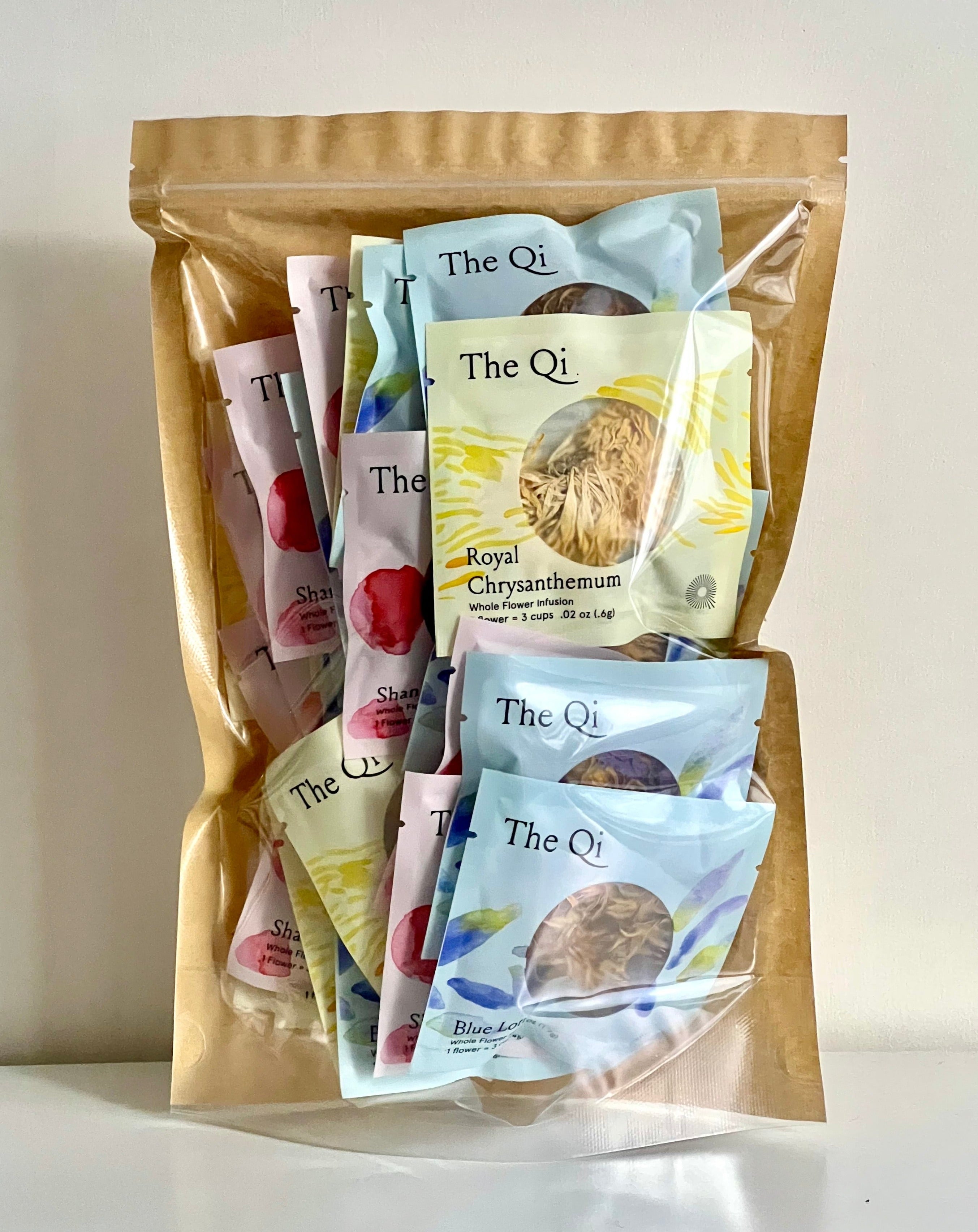 The Qi Bulk 30-Flower teas