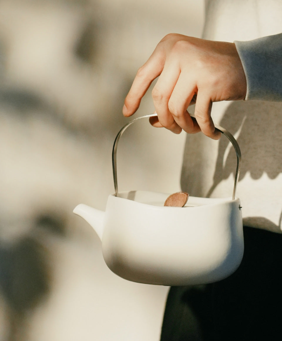 Leiph Self-heating Teapot Set - Soft Gray (SD)