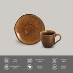 Porto Brasil Cup & Saucer Set of 6