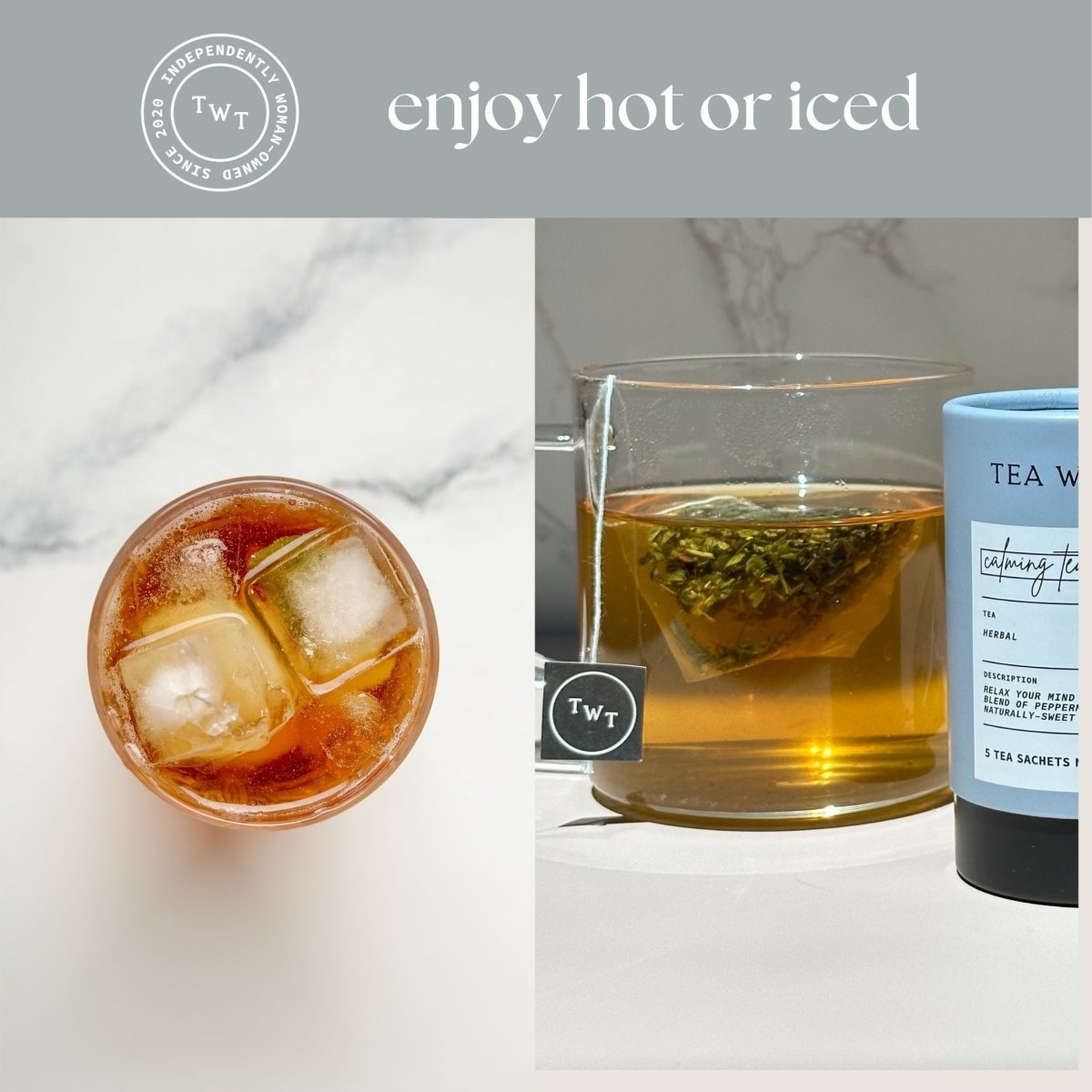 Tea with Tae Calming Tea Mini Tea Tube (5 tea bags)