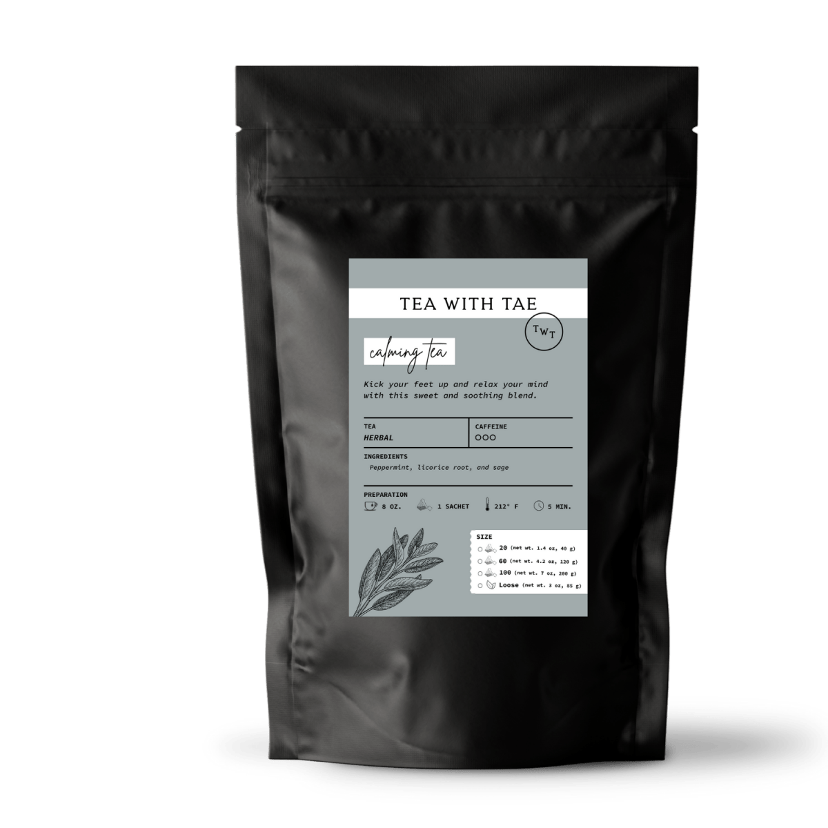 Tea with Tae Calming Tea Pouch
