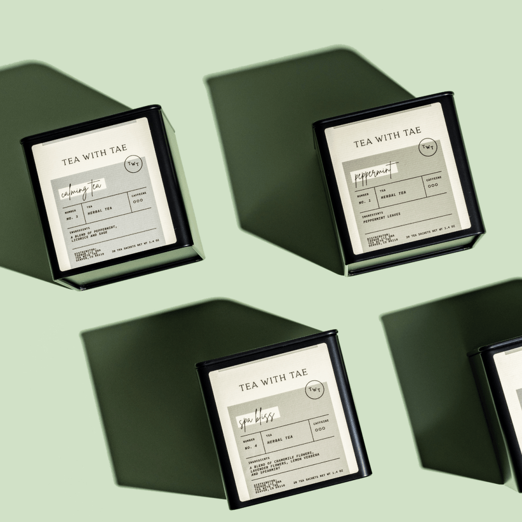Tea with Tae Calming Tea Tin Gift (20 tea sachets)