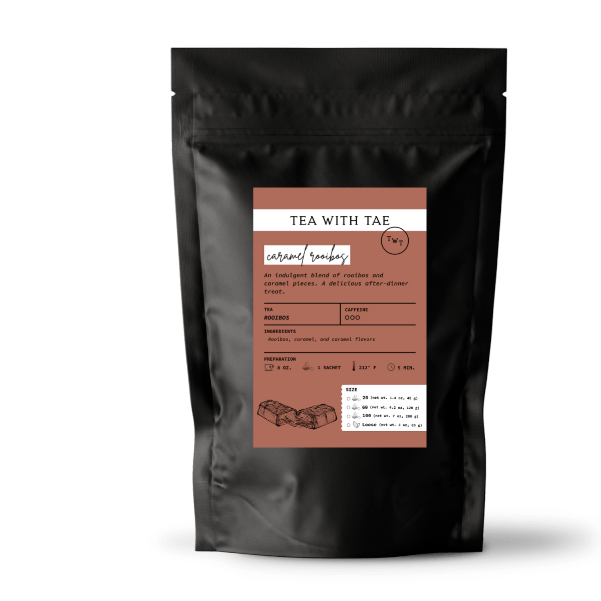 Tea with Tae Caramel Rooibos Pouch