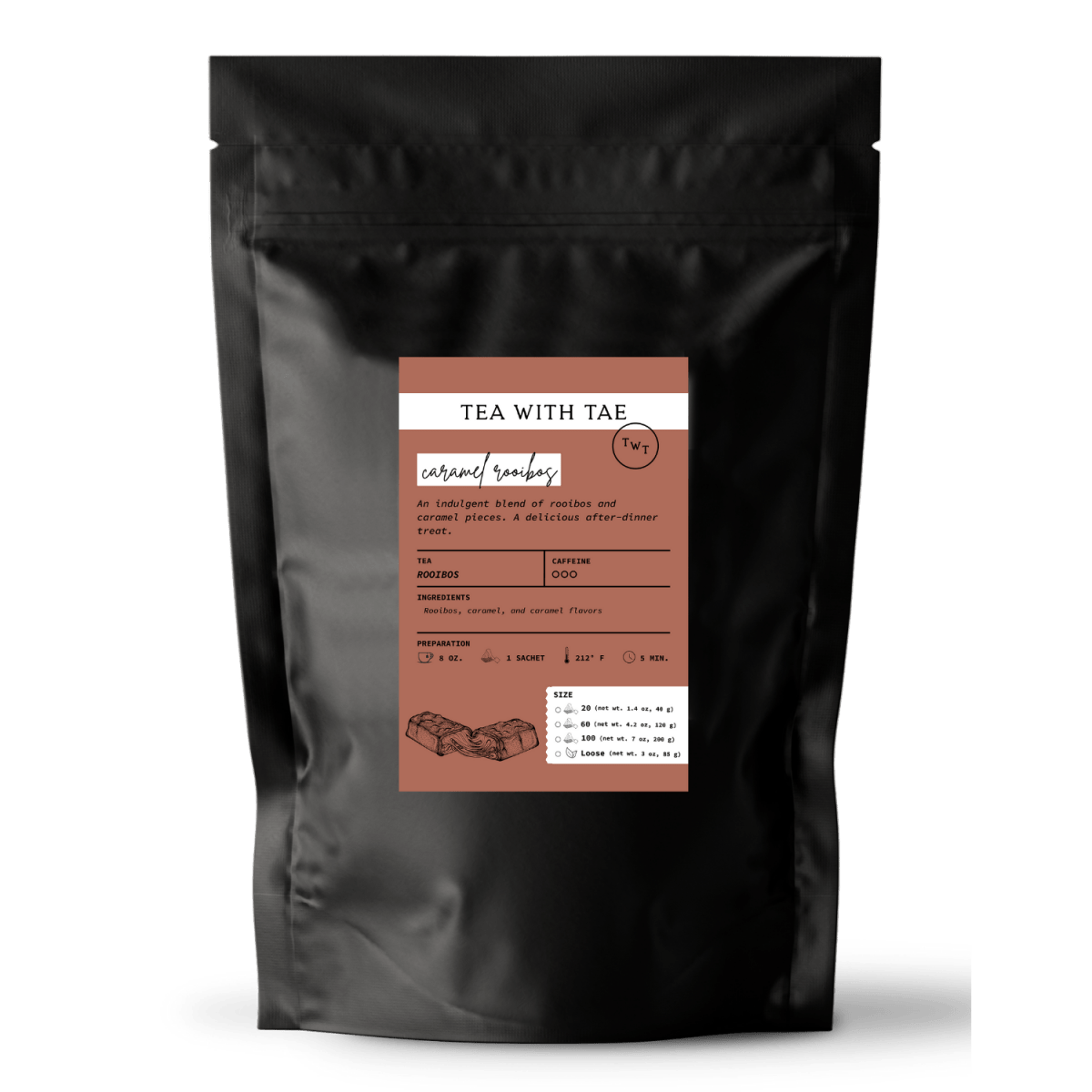 Tea with Tae Caramel Rooibos Pouch