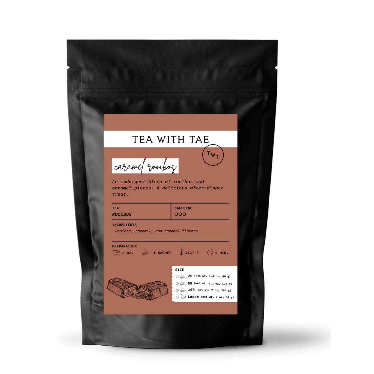 Tea with Tae Caramel Rooibos Pouch